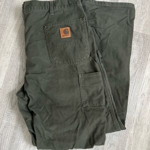 Carhartt Green Cargo Pants Rugged Workwear
